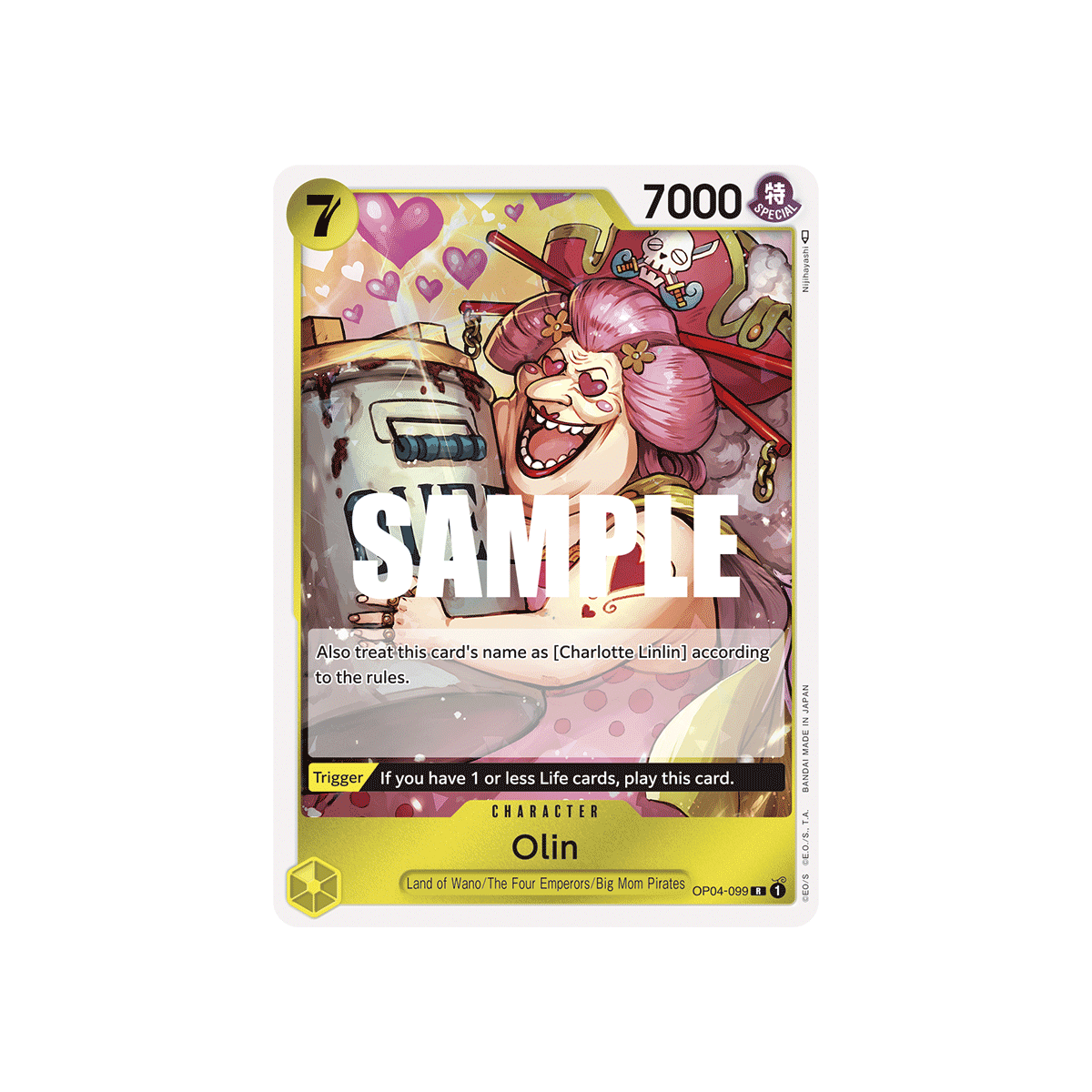 Olin: Carte One Piece KINGDOMS OF INTRIGUE [OP04] N°OP04-099