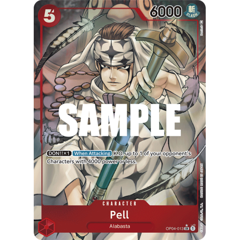 Pell: Carte One Piece KINGDOMS OF INTRIGUE [OP04] N°OP04-013