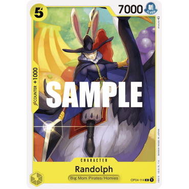 Randolph: Carte One Piece KINGDOMS OF INTRIGUE [OP04] N°OP04-114