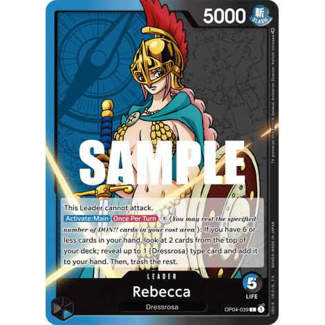 Rebecca: Carte One Piece KINGDOMS OF INTRIGUE [OP04] N°OP04-039