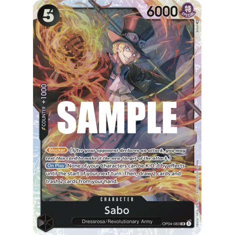 Sabo: Carte One Piece KINGDOMS OF INTRIGUE [OP04] N°OP04-083