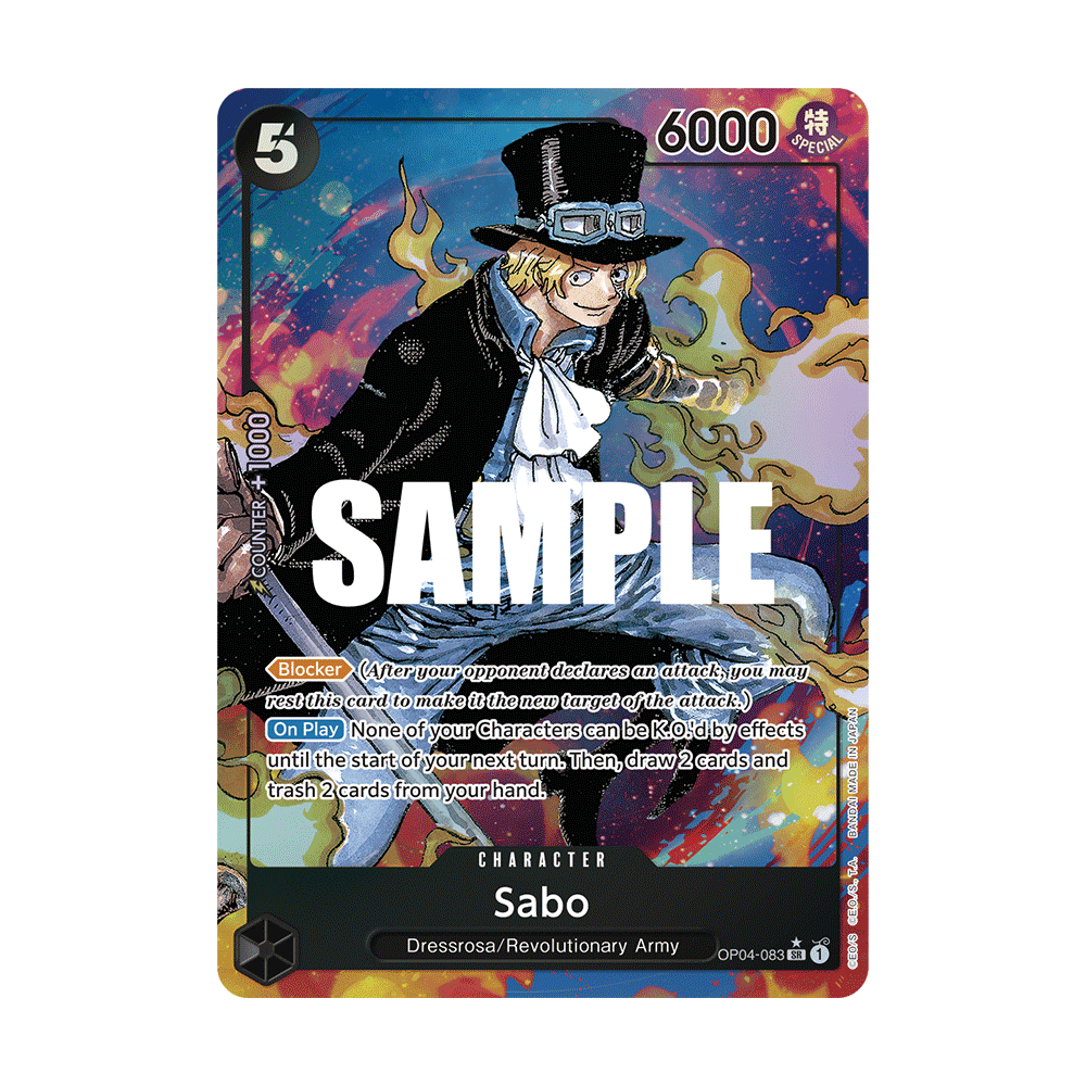 Sabo: Carte One Piece KINGDOMS OF INTRIGUE [OP04] N°OP04-083