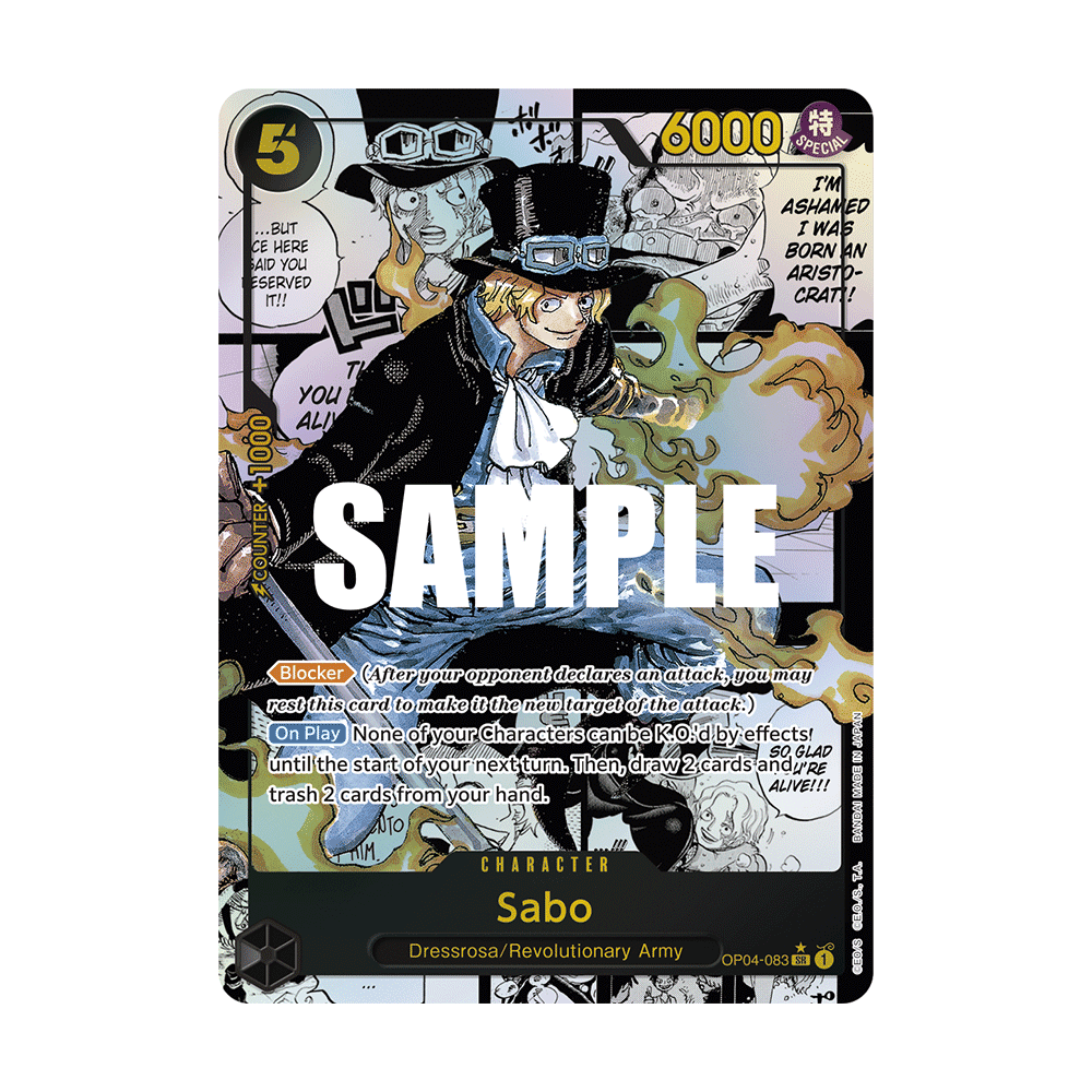 Sabo: Carte One Piece KINGDOMS OF INTRIGUE [OP04] N°OP04-083