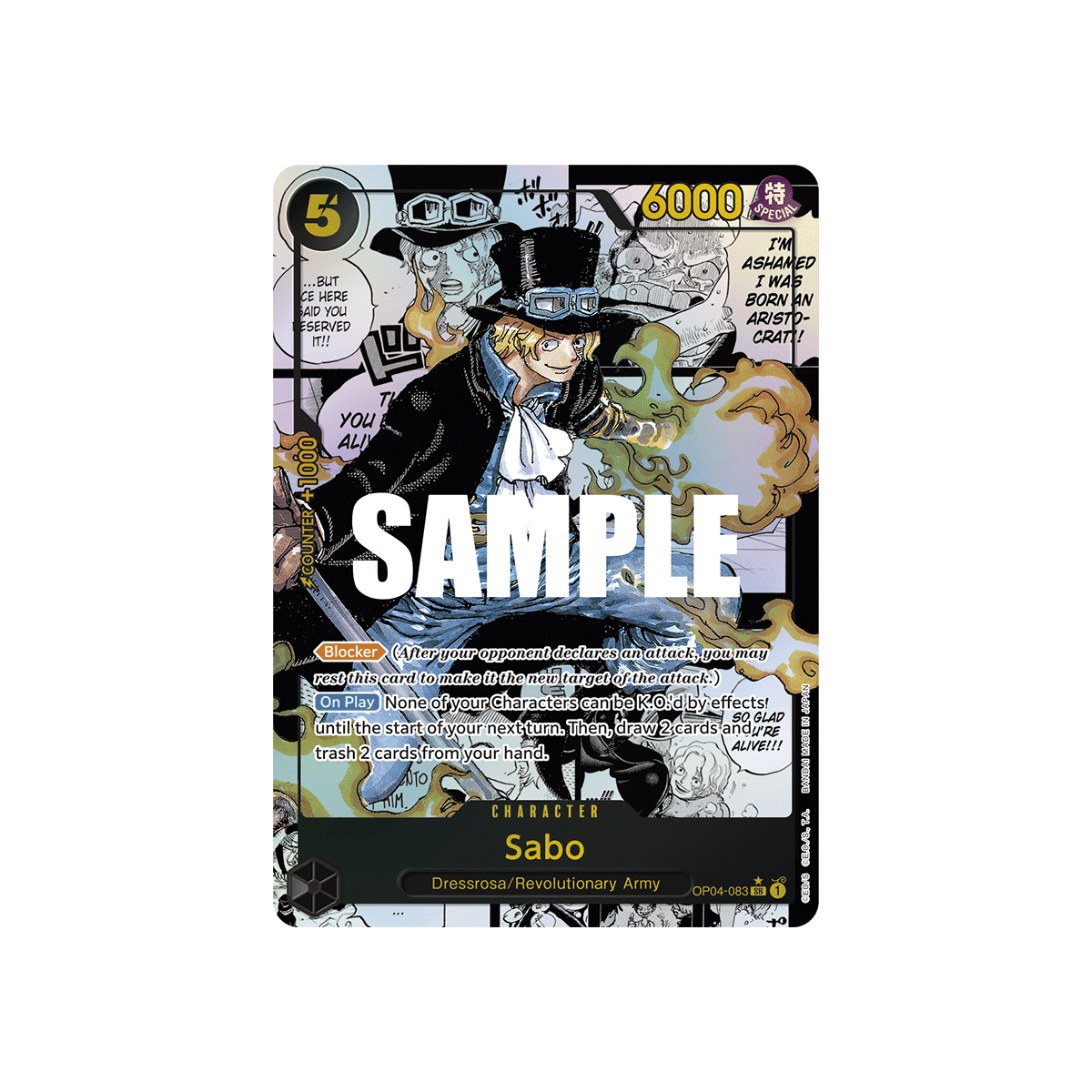 Sabo: Carte One Piece KINGDOMS OF INTRIGUE [OP04] N°OP04-083