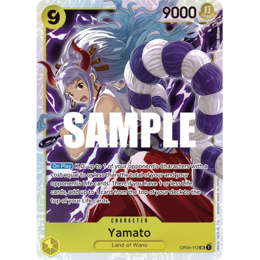 Yamato: Carte One Piece KINGDOMS OF INTRIGUE [OP04] N°OP04-112