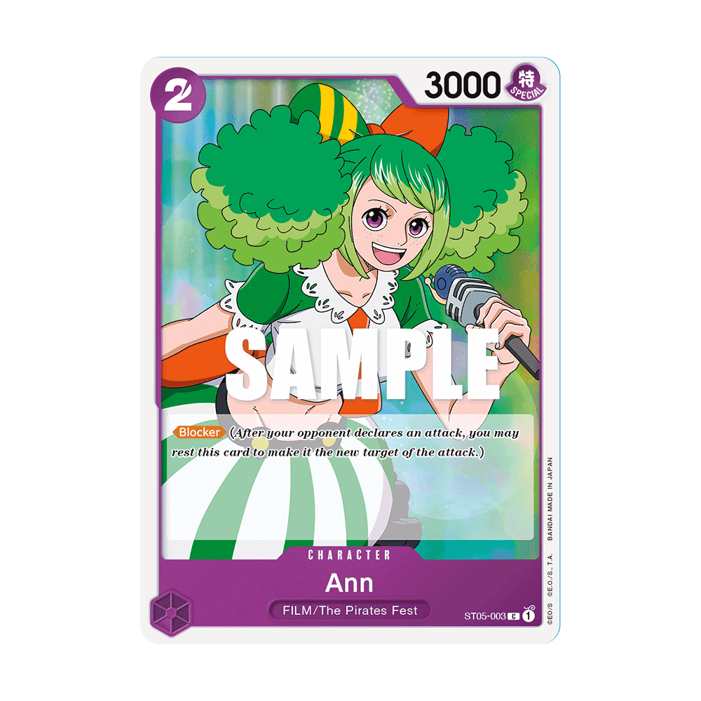 Ann: Carte One Piece ONE PIECE FILM edition [ST-05] N°ST05-003