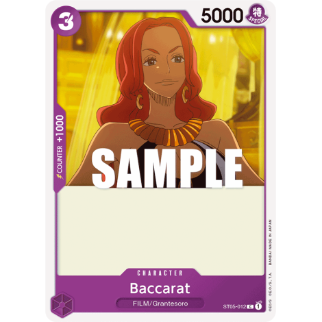 Baccarat: Carte One Piece ONE PIECE FILM edition [ST-05] N°ST05-012