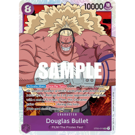 Douglas Bullet: Carte One Piece ONE PIECE FILM edition [ST-05] N°ST05-011