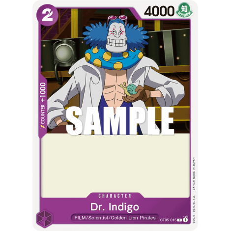 Dr. Indigo: Carte One Piece ONE PIECE FILM edition [ST-05] N°ST05-015