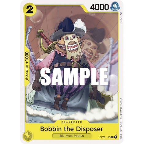 Bobbin the Disposer: Carte One Piece PILLARS OF STRENGTH [OP03] N°OP03-103