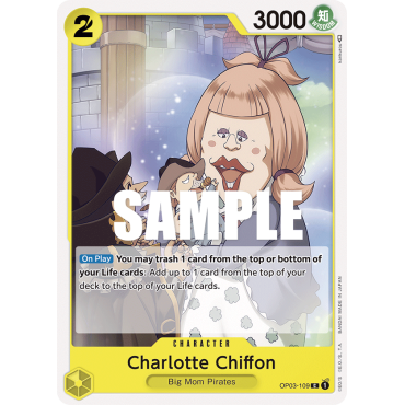Charlotte Chiffon: Carte One Piece PILLARS OF STRENGTH [OP03] N°OP03-109