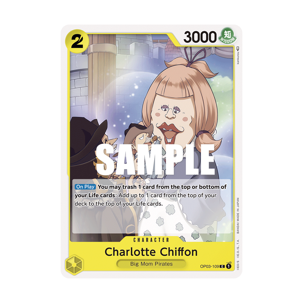 Charlotte Chiffon: Carte One Piece PILLARS OF STRENGTH [OP03] N°OP03-109