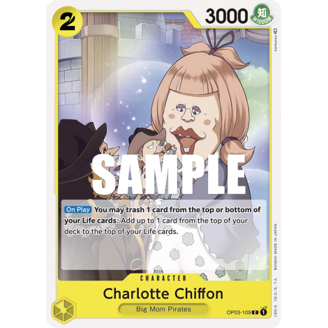 Charlotte Chiffon: Carte One Piece PILLARS OF STRENGTH [OP03] N°OP03-109