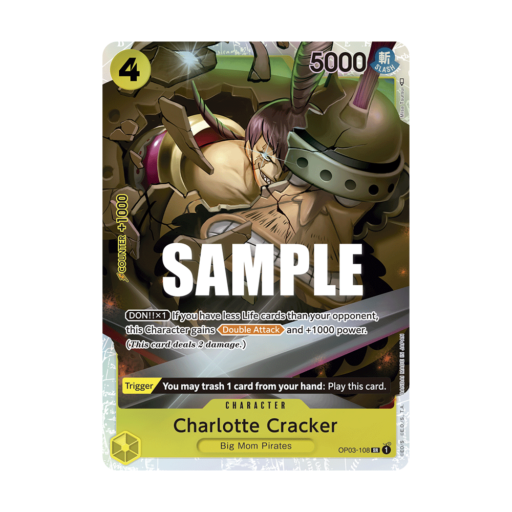 Charlotte Cracker: Carte One Piece PILLARS OF STRENGTH  N°OP03-108