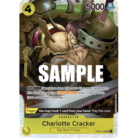 Charlotte Cracker: Carte One Piece PILLARS OF STRENGTH  N°OP03-108