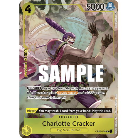 Charlotte Cracker: Carte One Piece PILLARS OF STRENGTH [OP03] N°OP03-108