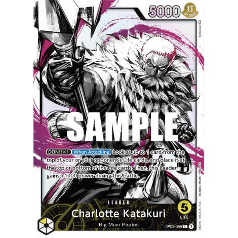 Charlotte Katakuri: Carte One Piece PILLARS OF STRENGTH [OP03] N°OP03-099