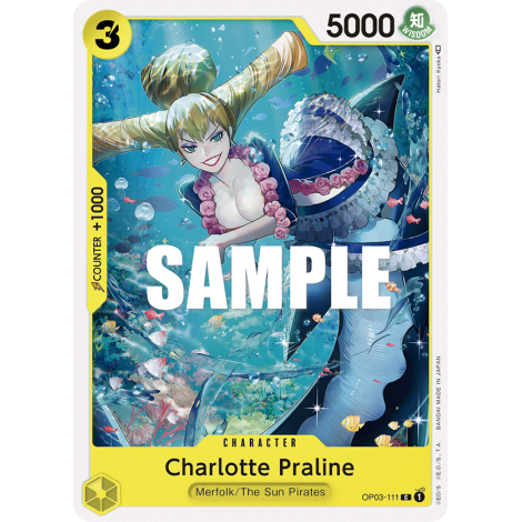 Charlotte Praline: Carte One Piece PILLARS OF STRENGTH [OP03] N°OP03-111