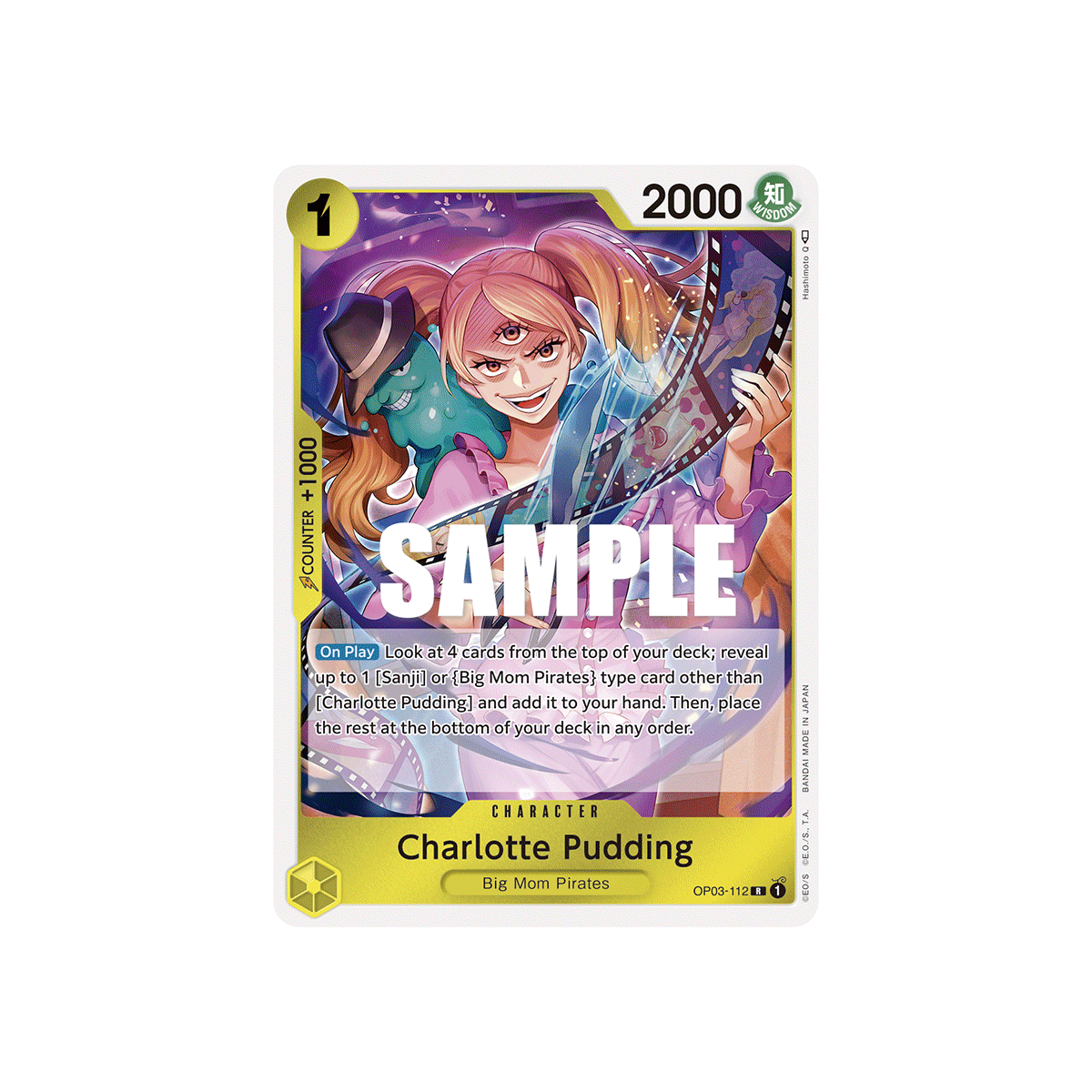 Charlotte Pudding: Carte One Piece PILLARS OF STRENGTH N°OP03-112