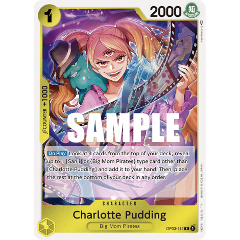Charlotte Pudding: Carte One Piece PILLARS OF STRENGTH N°OP03-112