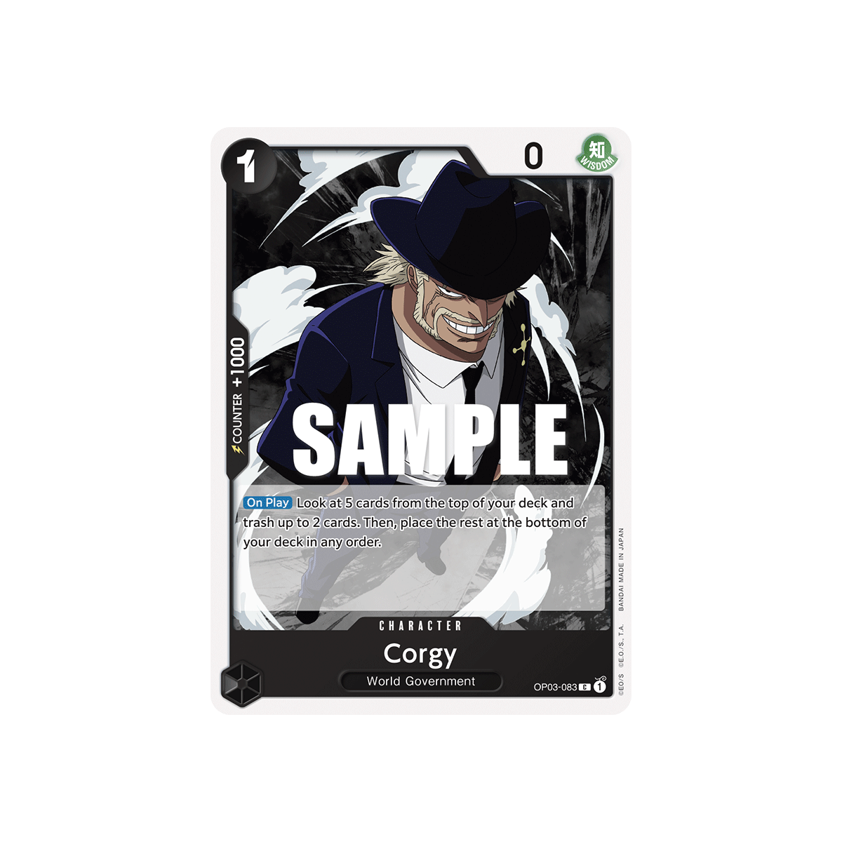 Corgy: Carte One Piece PILLARS OF STRENGTH [OP03] N°OP03-083