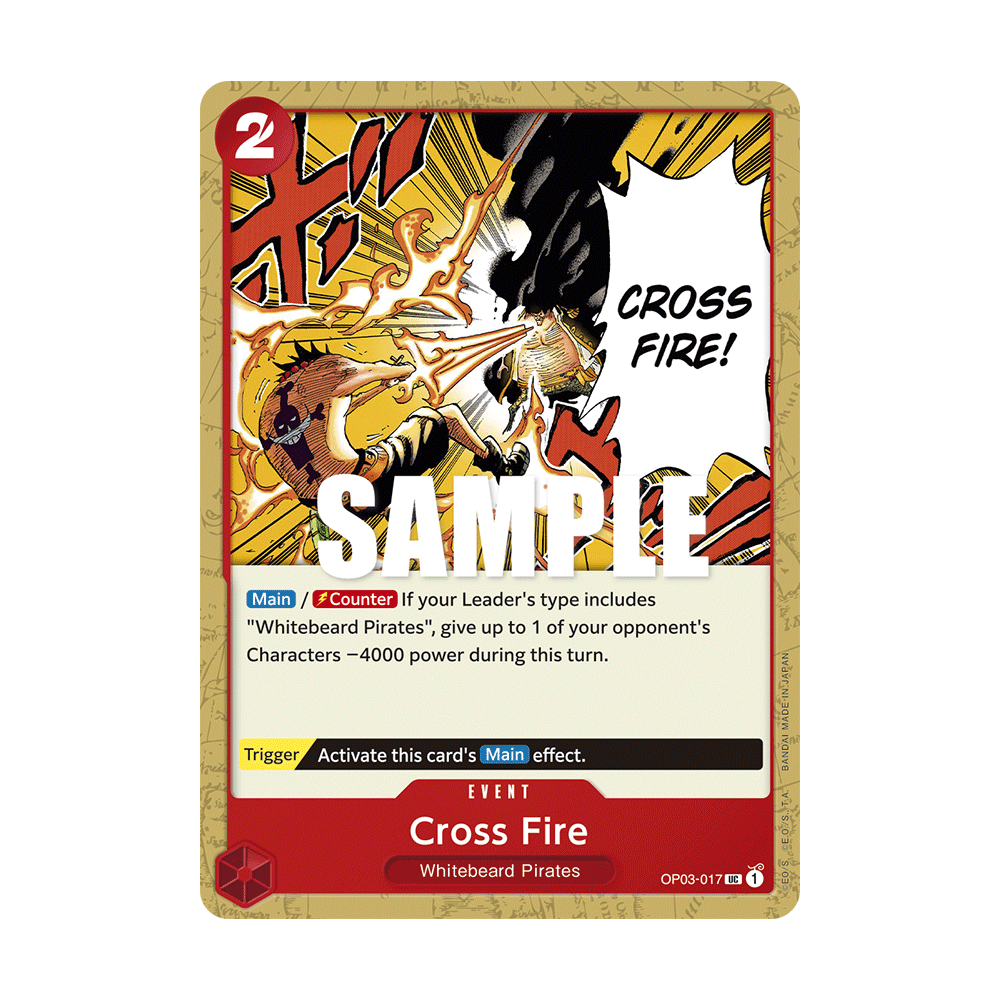 Cross Fire: Carte One Piece PILLARS OF STRENGTH [OP03] N°OP03-017