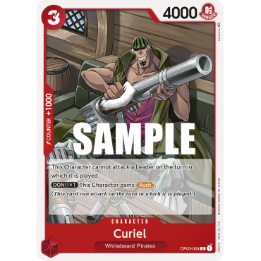 Curiel: Carte One Piece PILLARS OF STRENGTH [OP03] N°OP03-004
