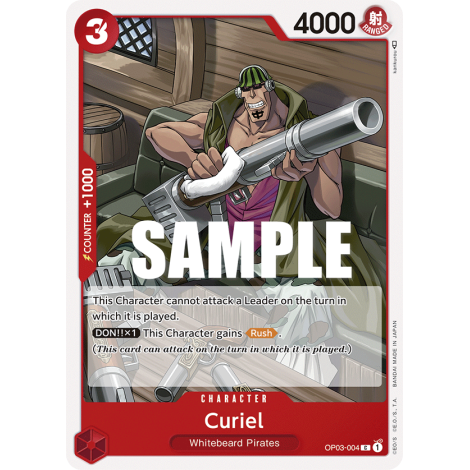 Curiel: Carte One Piece PILLARS OF STRENGTH [OP03] N°OP03-004