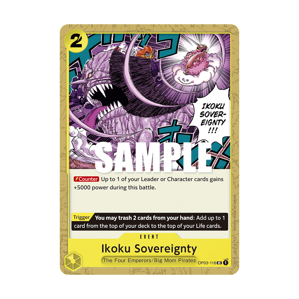 Ikoku Sovereignty: Carte One Piece PILLARS OF STRENGTH [OP03] N°OP03-118