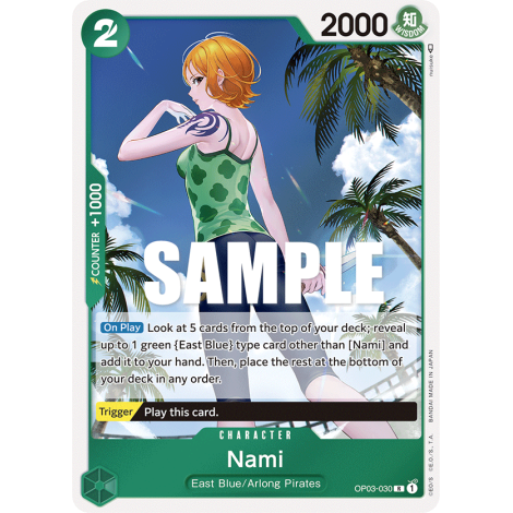 Nami: Carte One Piece PILLARS OF STRENGTH [OP03] N°OP03-030