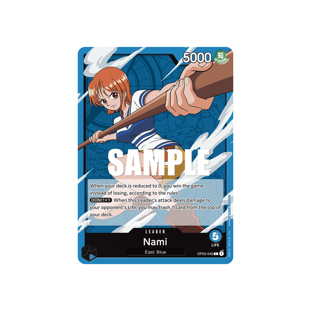 Nami: Carte One Piece PILLARS OF STRENGTH [OP03] N°OP03-040