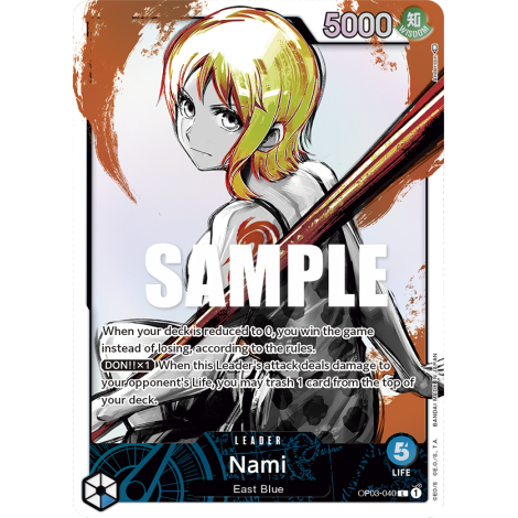 Nami: Carte One Piece PILLARS OF STRENGTH [OP03] N°OP03-040