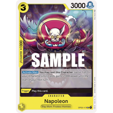 Napoleon: Carte One Piece PILLARS OF STRENGTH [OP03] N°OP03-117