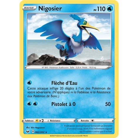 Découvrez Nigosier, carte Rare (Brillante) de la série Épée et Bouclier