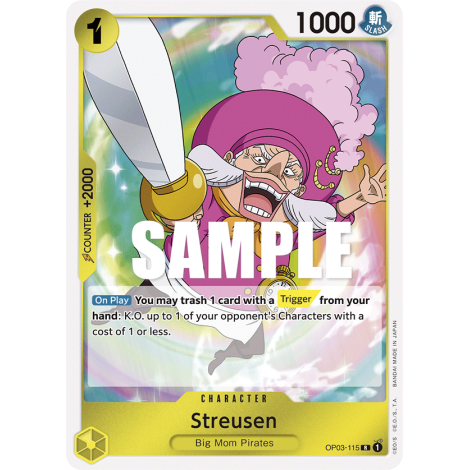 Streusen: Carte One Piece PILLARS OF STRENGTH [OP03] N°OP03-115