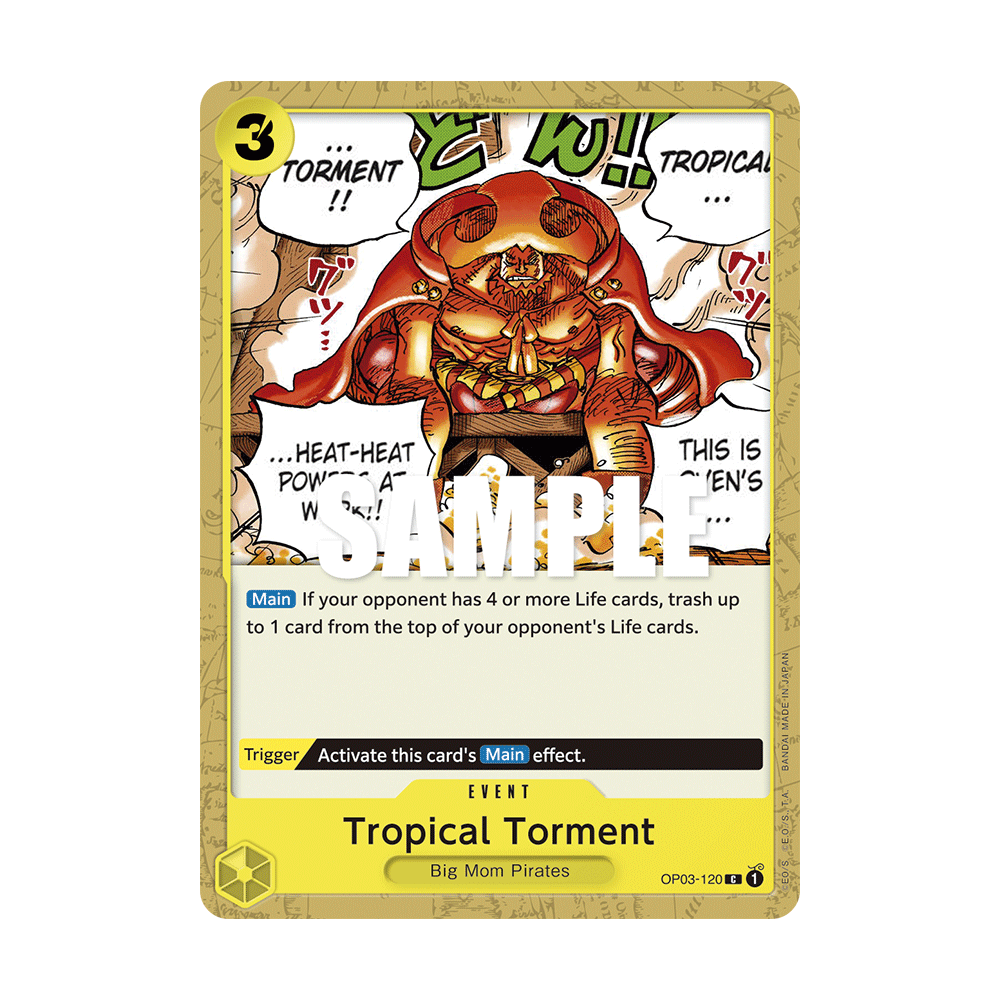 Tropical Torment: Carte One Piece PILLARS OF STRENGTH [OP03] N°OP03-120