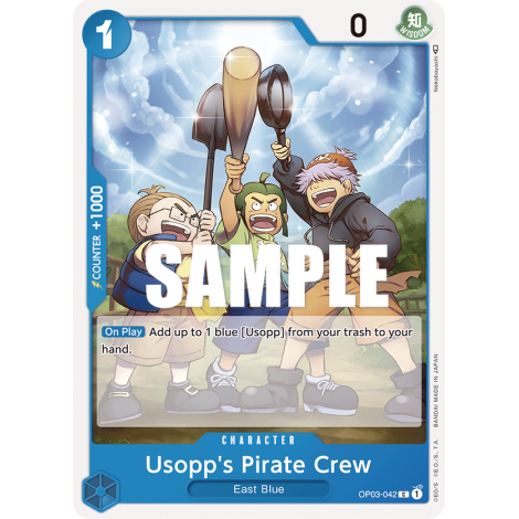 Usopp's Pirate Crew: Carte One Piece PILLARS OF STRENGTH [OP03] N°OP03-042