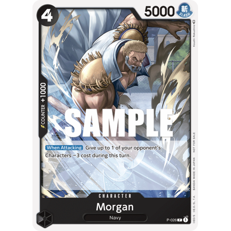 Morgan: Carte One Piece Included in Pirates Party Card Vol.2 N°P-026