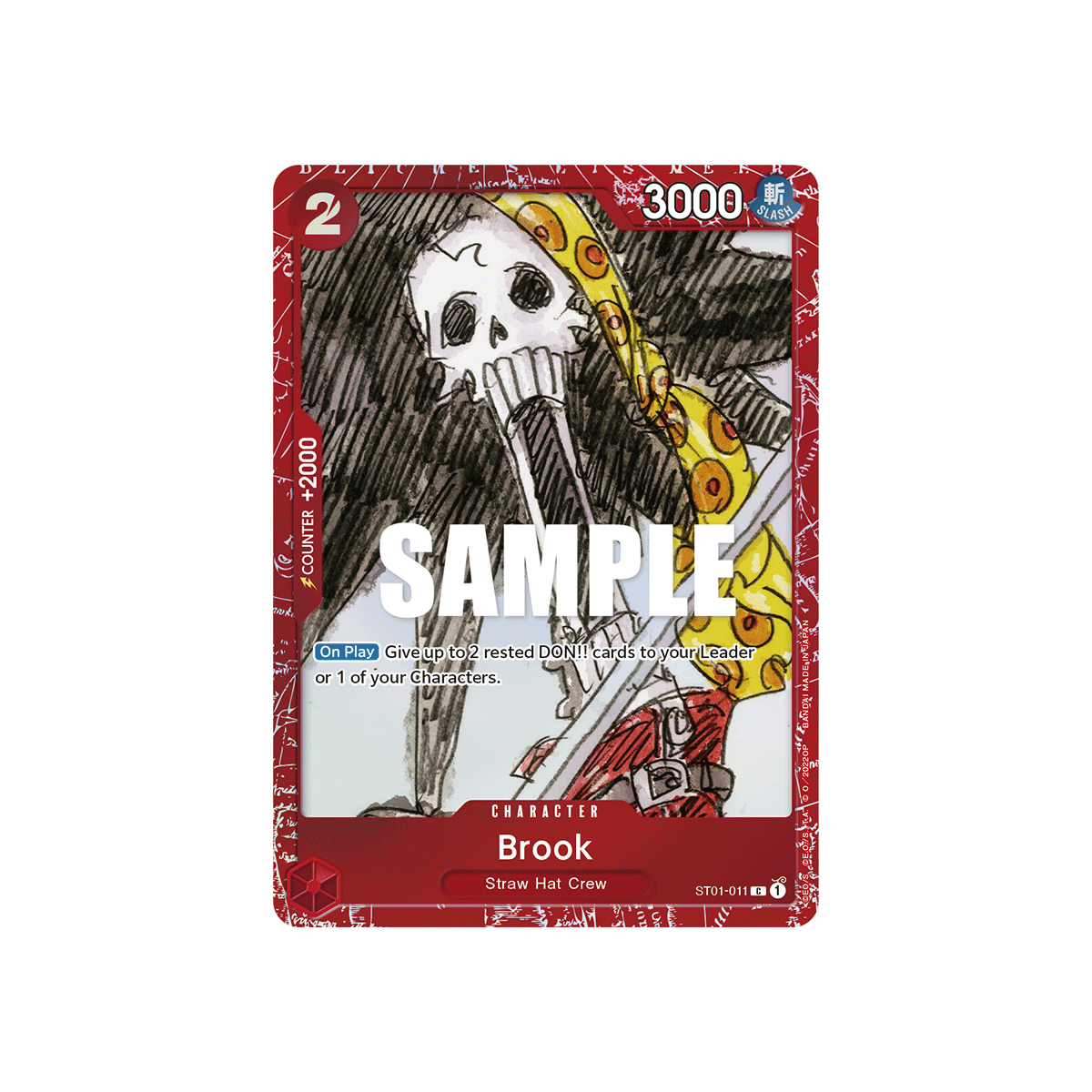 Brook: Carte One Piece Premium Card Collection FILM RED Edition- N°ST01-011