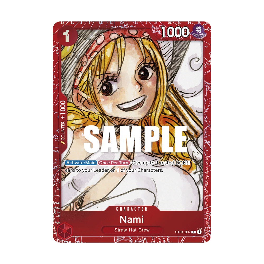 Nami: Carte One Piece Premium Card Collection FILM RED Edition- N°ST01-007