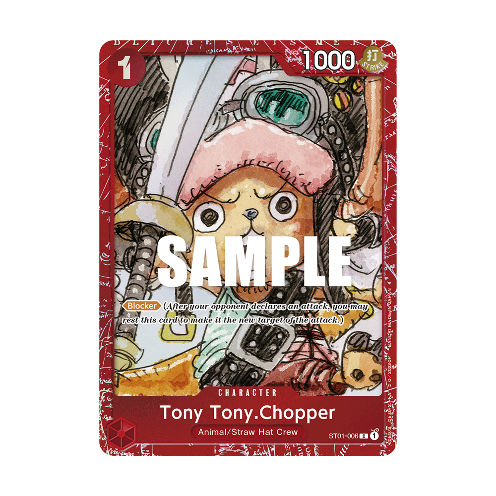 Tony Tony.Chopper: Carte One Piece Premium Card Collection FILM RED Edition- N°ST01-006