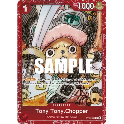 Tony Tony.Chopper: Carte One Piece Premium Card Collection FILM RED Edition- N°ST01-006