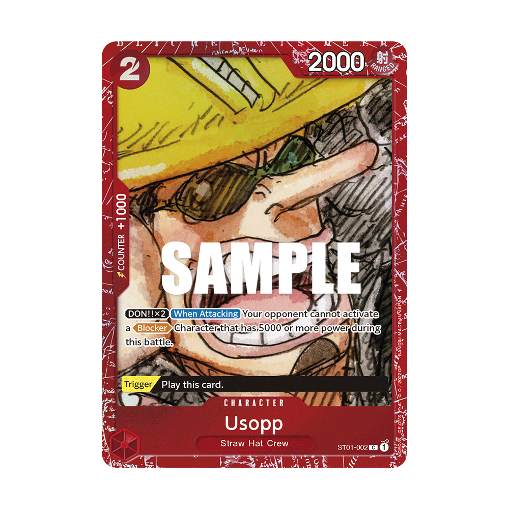 Usopp: Carte One Piece Premium Card Collection FILM RED Edition- N°ST01-002