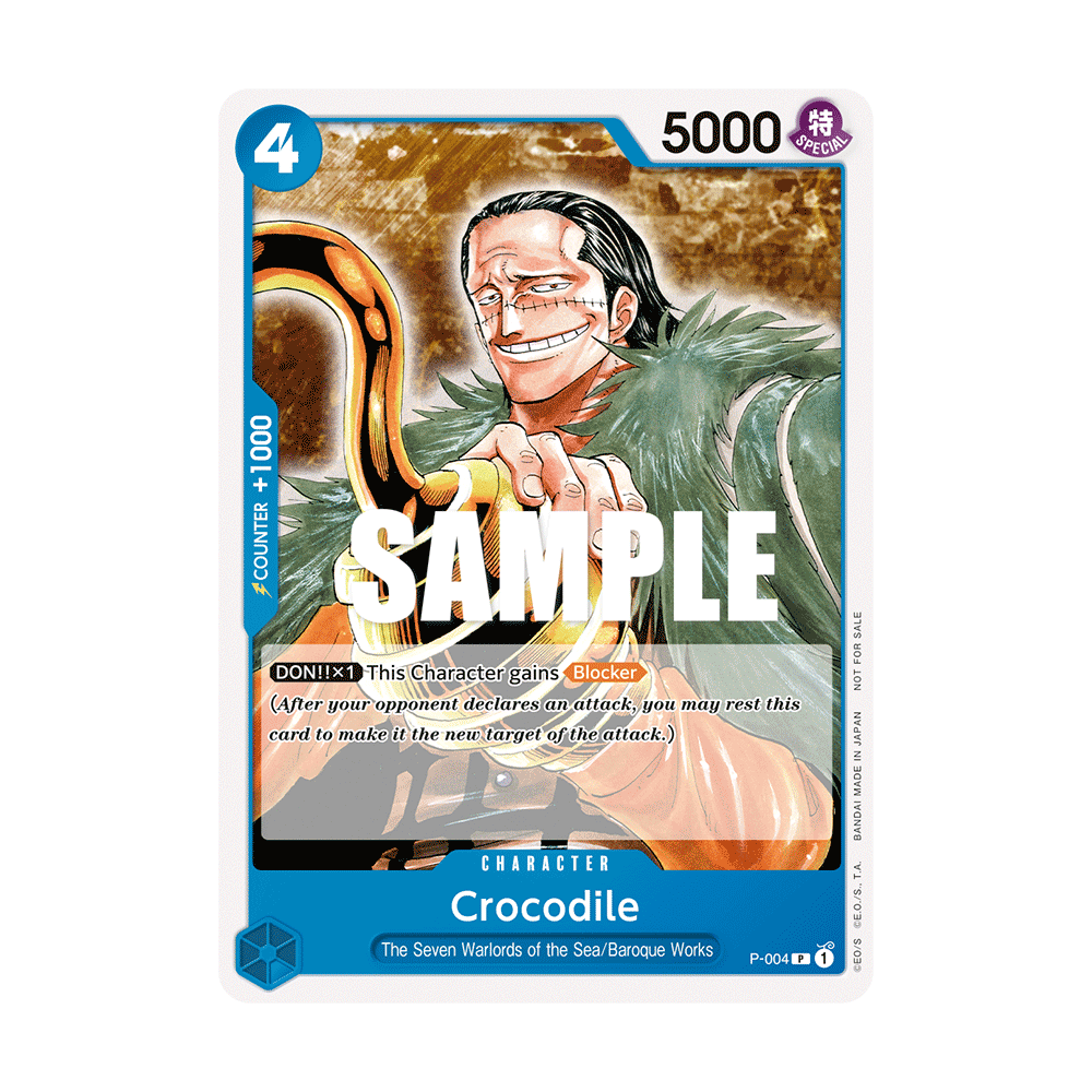 Crocodile: Carte One Piece Included in Promotion Pack 2022 N°P-004