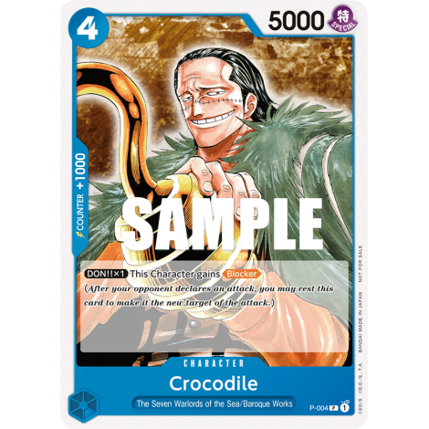 Crocodile: Carte One Piece Included in Promotion Pack 2022 N°P-004
