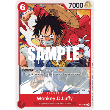 Monkey.D.Luffy: Carte One Piece Super Pre-Release  N°P-001