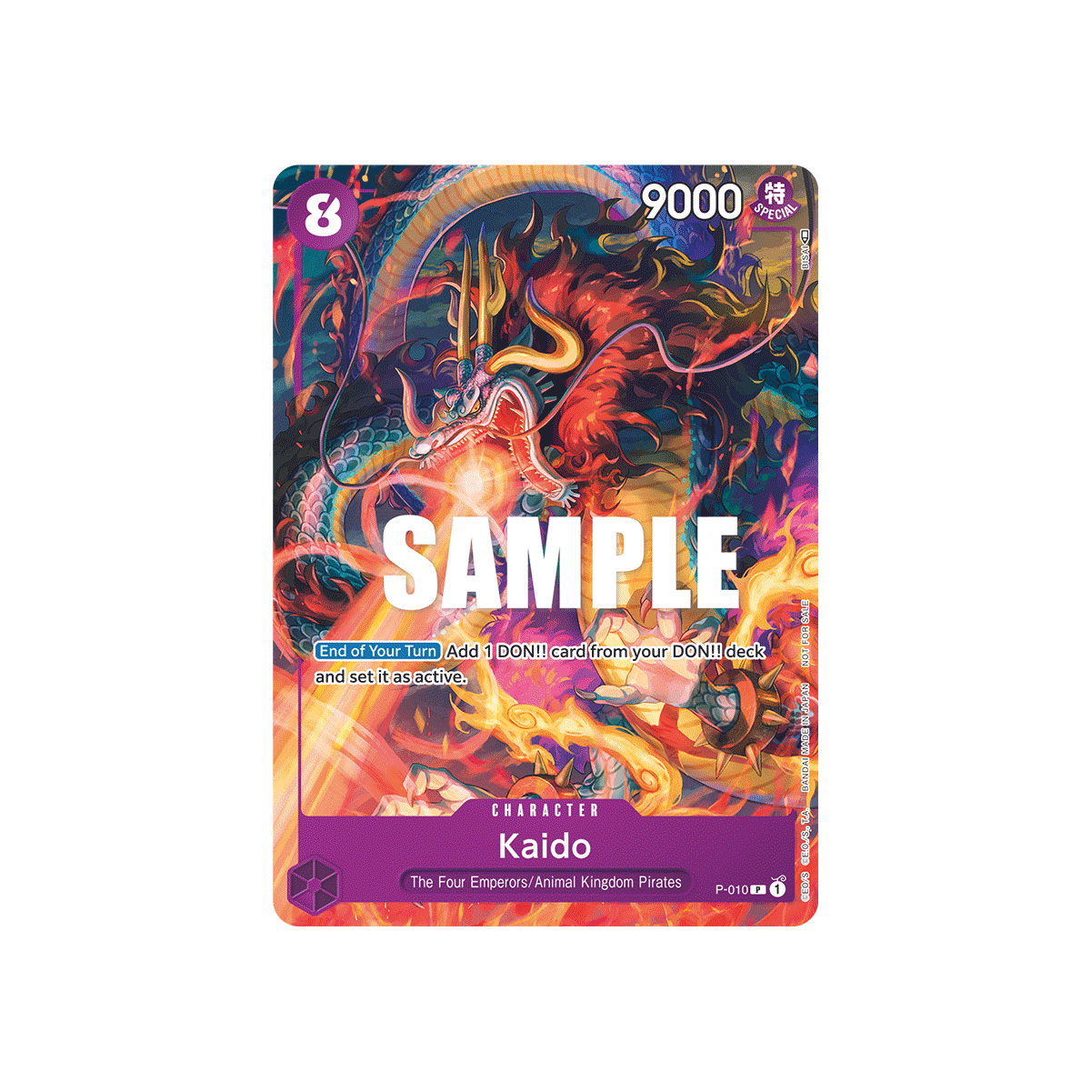 Kaido: Carte One Piece Tournament Pack Vol.1 N°P-010