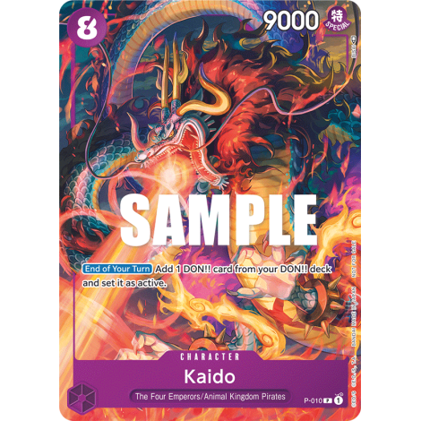 Kaido: Carte One Piece Tournament Pack Vol.1 N°P-010