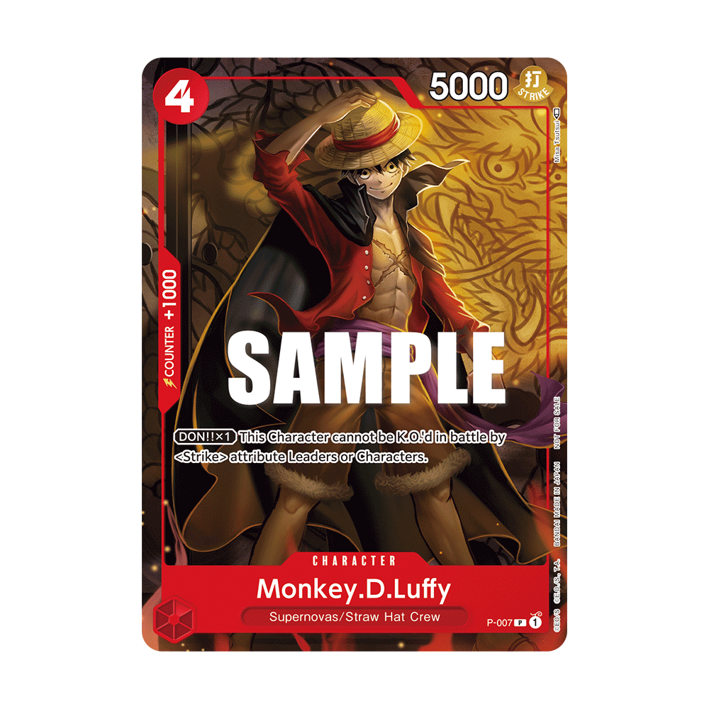 Monkey.D.Luffy: Carte One Piece Tournament Pack Vol.1 N°P-007