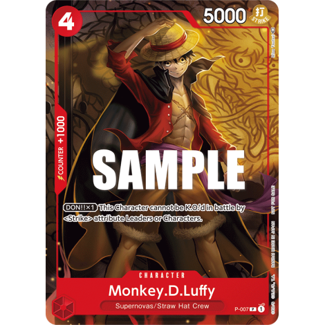 Monkey.D.Luffy: Carte One Piece Tournament Pack Vol.1 N°P-007